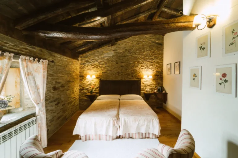 habitación clásica del pazo