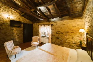 Habitación clásica del pazo